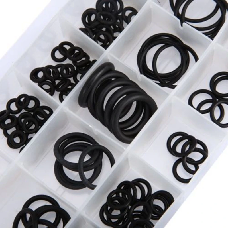 225x Rubber O Ring O-Ring Washer Seals Gasket Assortment Black for Car 18 Sizes | Автомобили и мотоциклы