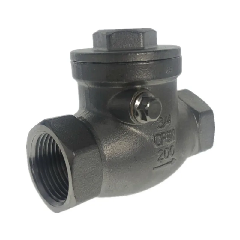 WZJG BSPT 1 1/2 &quotDN40 PN16 CF8M запорный клапан с резьбой 200PSI из нержавеющей стали SS304