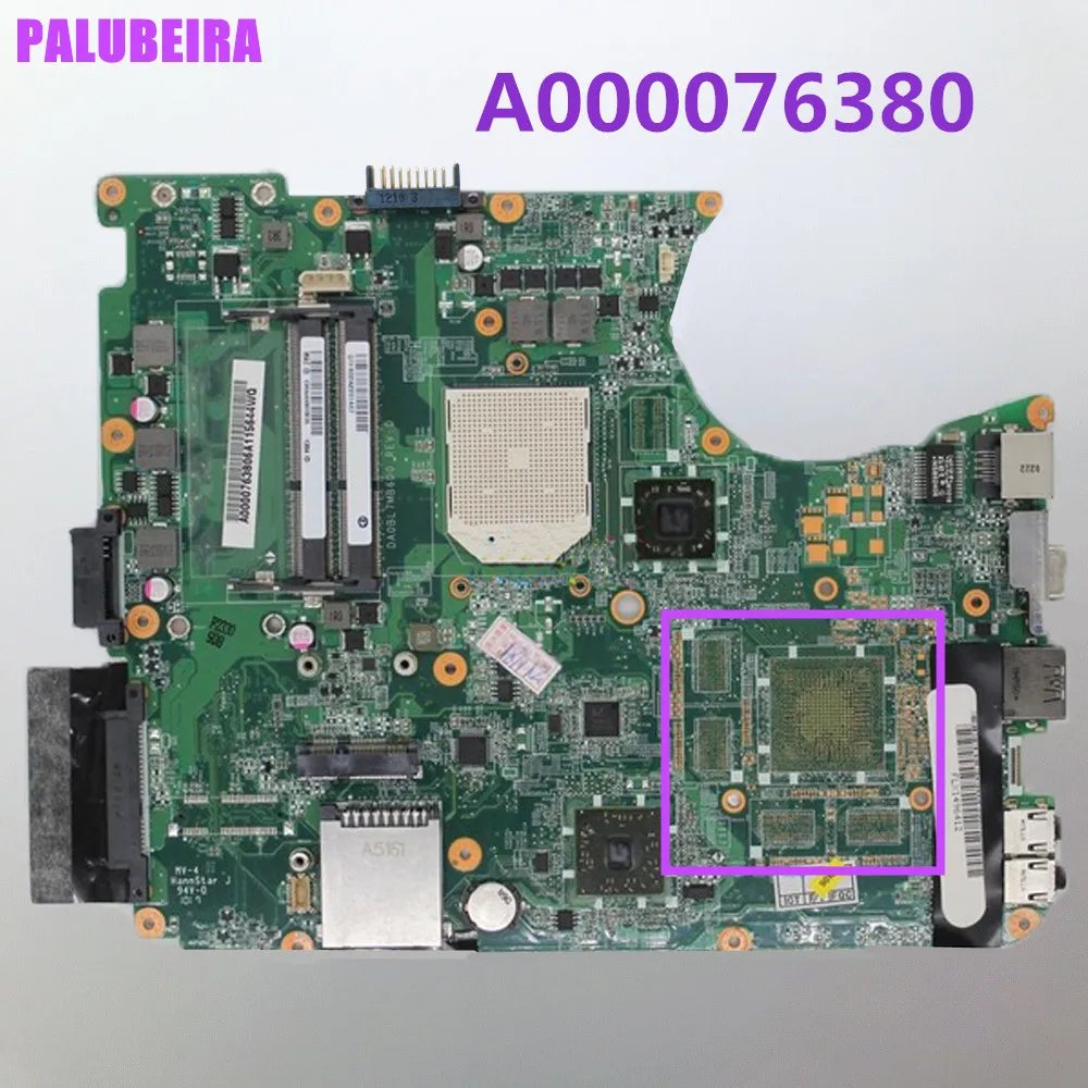 Материнская плата PALUBEIRA A000076380 DA0BL7MB6D0 для Toshiba Satellite L650D L655D материнская ноутбука DDR3