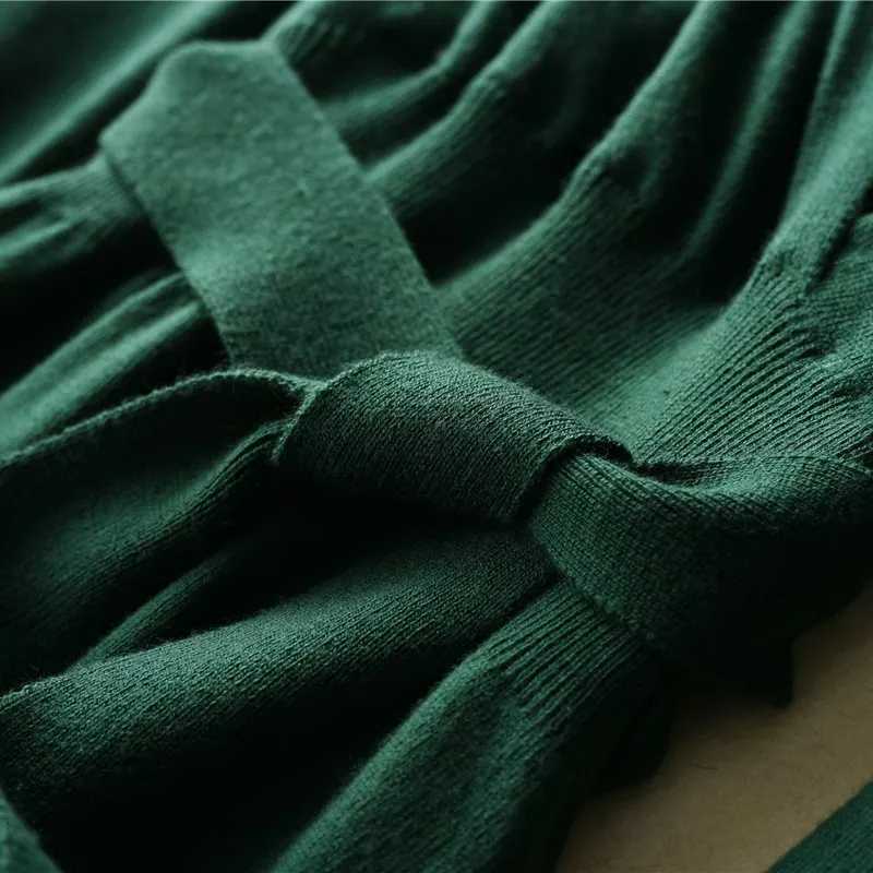 2018 New Arrive Women V Collar Cashmere Fashion Comfortable Dress Wool Sexy High Quality Autumn Winter Regular Lace Style | Женская
