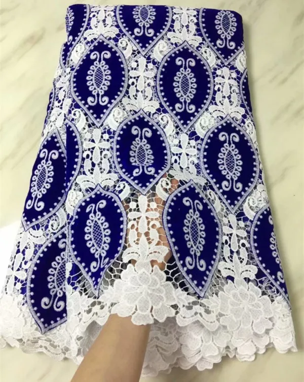 African Lace Hot Sell Mesh 2017 New Arrival Plain White Color african cord /guipure lace Fabrics High Quality p-5-20 | Дом и сад