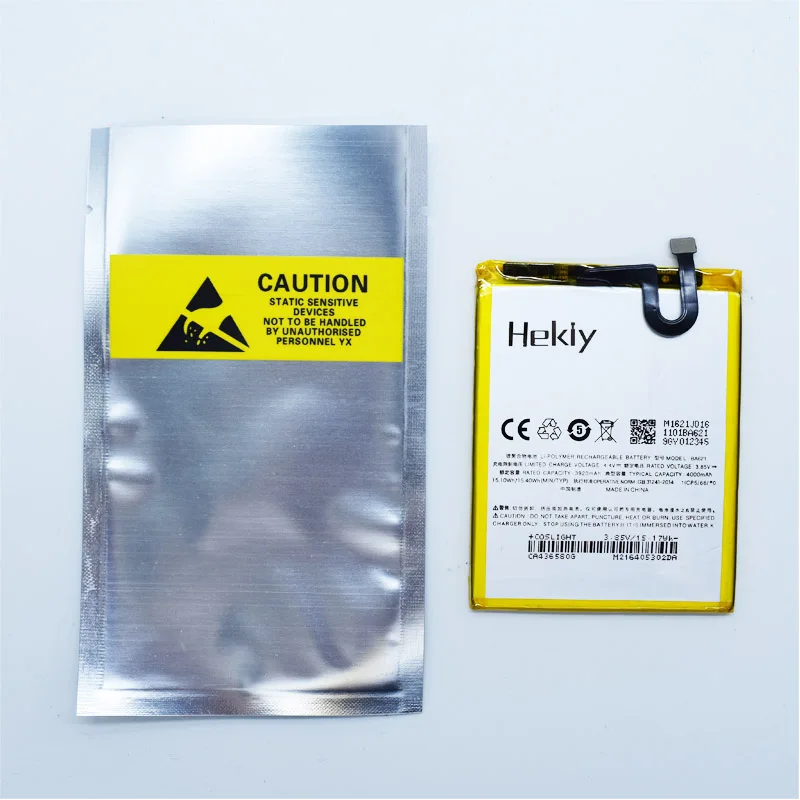 Hekiy 2019 New original mobile phone battery BA621 For meilan note5 M5 Meizy Note 5 hfy Replacement Batteries 4000mAh | Мобильные