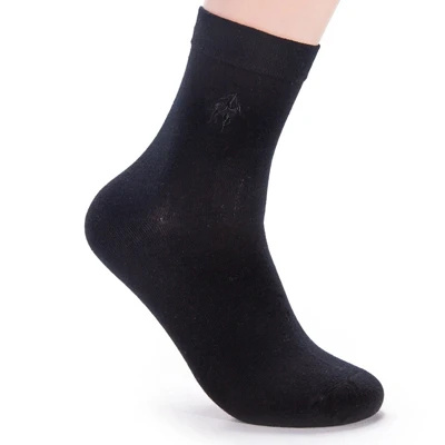 5 pairs black PIER POLO, оригинальные брендовые носки, мужские носки высокого качества, деловая одежда, Носки Happy, классические, однотонные, мужские, 100 хлопок, носки, черные - Цвет: 5 pairs black