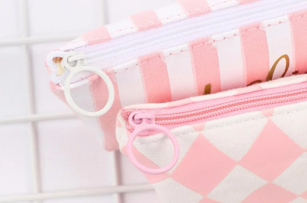 Small Fresh Crystal Powder Mesh Pencil Bag Creative Large Volume | Канцтовары для офиса и дома