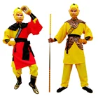 Костюм Короля обезьян без палочек, косплей-костюм Sun Wukong, костюм обезьяны на Хэллоуин костюм короля