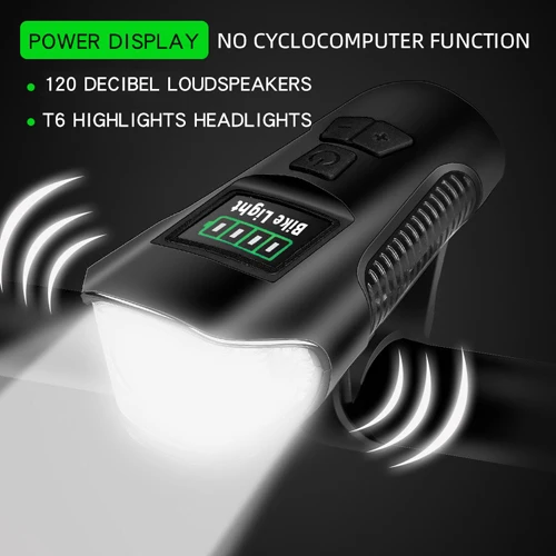 UPGRADE Bike Light VICTGOAL передний велосипедный светильник светодиодный USB Перезаряжаемый велосипедный флэш-светильник для велосипедных фонарей головной светильник с велосипедным компьютерный звуковой сигнал Bell - Цвет: UPGRADE Bike Light