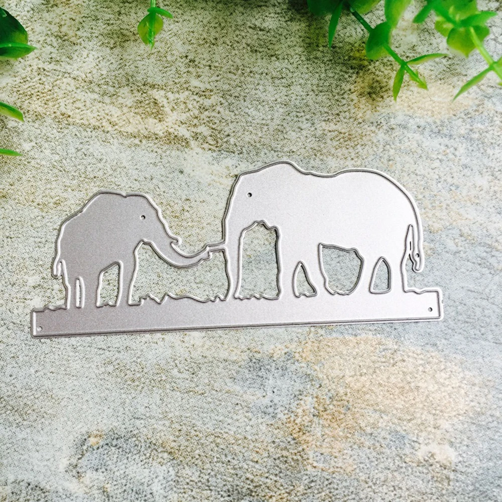 Рамка слона ручной работы металлические режущие штампы Нож Форма для