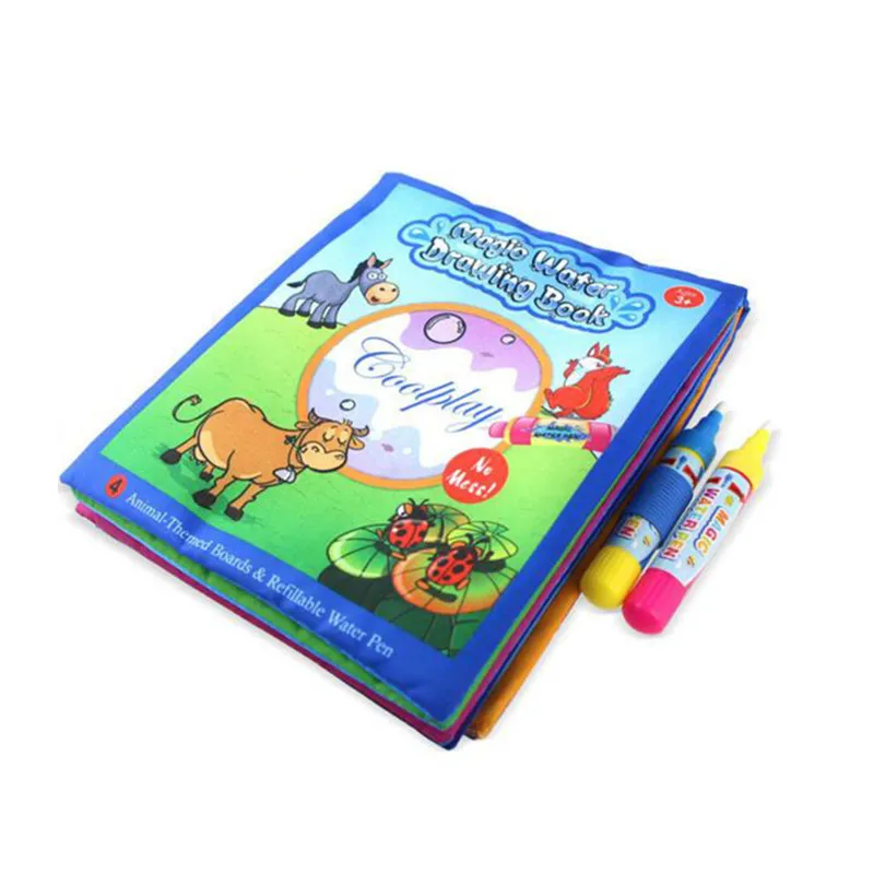 Kids Magic Water Draw Cloth Book Toy Children Early Education Cartoon DIY Creative Gift For IQ Develop And | Игрушки и хобби