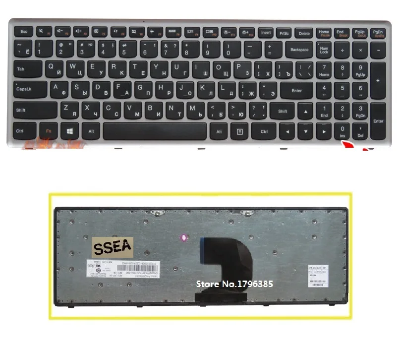 

SSEA New Russian Keyboard RU for LENOVO Z500 Z500A Z500G laptop Keyboard