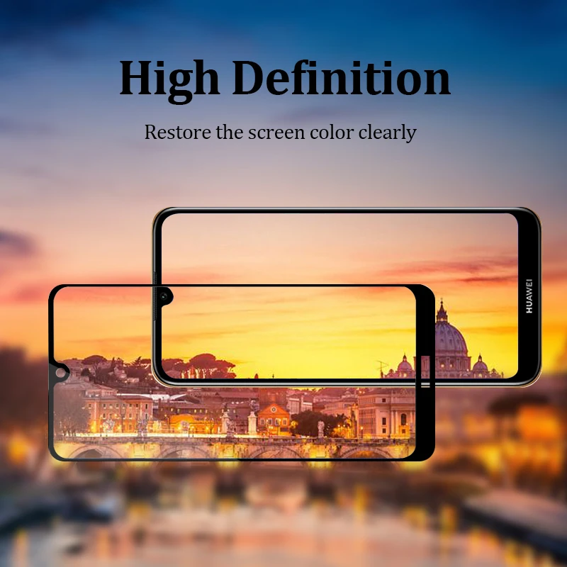 Защитное стекло для huawei y6 pro 2019 закаленное|Защитные стёкла и плёнки телефонов| |