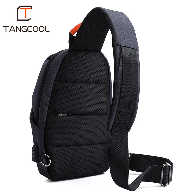 Сумка-мессенджер Tangcool мужская с USB-зарядкой и защитой от кражи