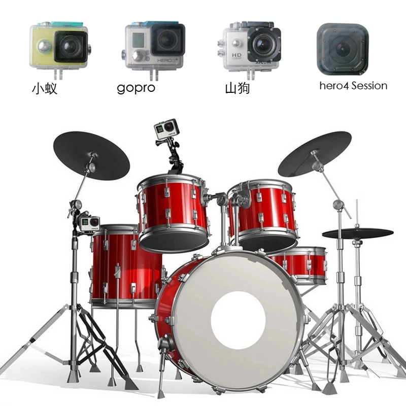 Для GoPro аксессуары на рукоять велосипеда мотоцикла держатель Варенье музыка