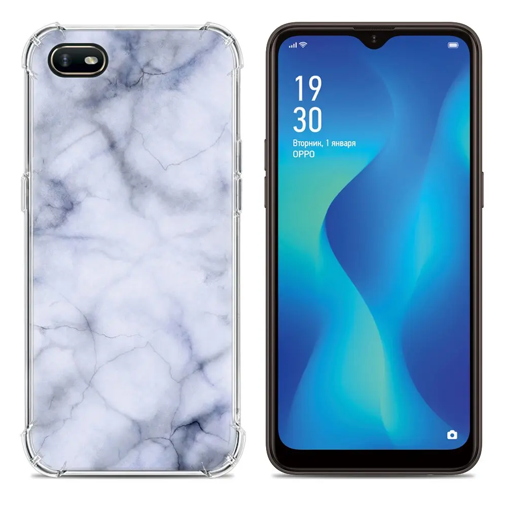 14 Стильный чехол для телефона с рисунком для OPPO A1K, 6,1 дюймов, цветной рисунок, ТПУ, силиконовая задняя крышка, милый мультяшный дизайн, мягкий чехол - Цвет: 14