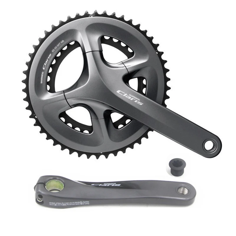 no BB-RS500 SHIMANO R2000 FC-R2000 50-34T дорожный велосипед, складной велосипед, шатун для велосипеда, 2 части, велосипедная кривошипная цепь, BB-RS500 - Цвет: no BB-RS500