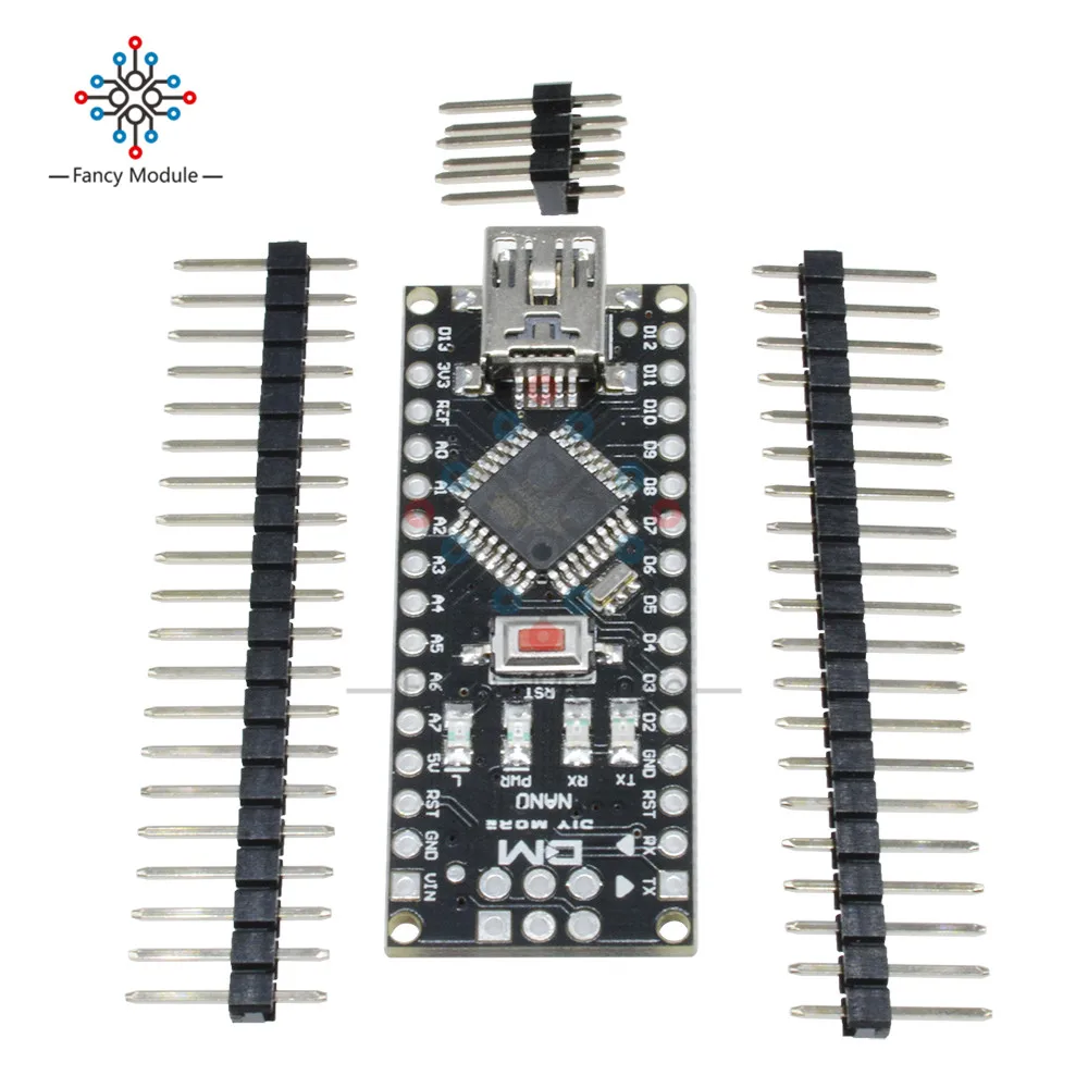 Мини-usb Nano 4,0 atmega328 Atmega328P контроллер для Arduino ATMEGA328P-AU PL2303TA 5 в 16 м Модуль платы с контактами
