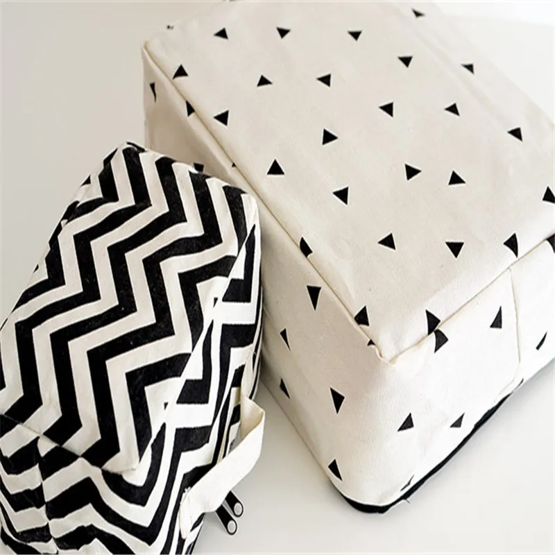 ROSEHOME краткое льняные и хлопковые Водонепроницаемый ящик для хранения с