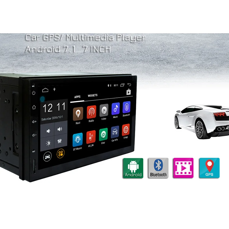 RM CT0009L 7 ''gps dvd плеер автомобиля Android 1 MP5 игроков Bluetooth Wi Fi автомобильный