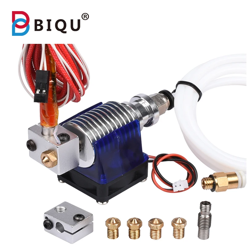 Комплект экструдера J head Hotend Bowden для 3D принтера с одним охлаждающим вентилятором