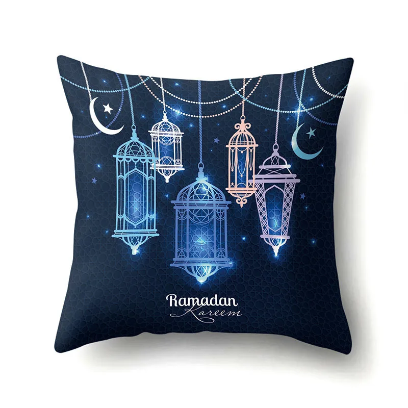 2BZ-40832-025 Украшения на Рамадан ИД Мубарак Мун Mosque чехол для подушки из полиэстера декоративные подушки Подушка для дивана подушка для гостиной 40832 - Цвет: 2BZ-40832-025