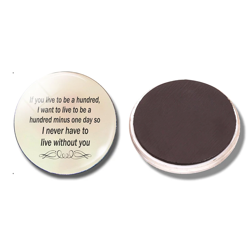 Магнит на холодильник если вы живете 30 мм Винни Пух аа Милн стеклянные купольные