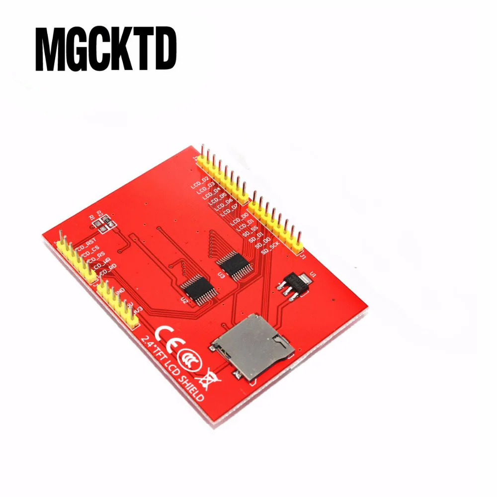 ЖК-модуль TFT 2 4 дюйма ЖК-экран для платы ArduinoUNO R3 и поддержки mega 2560 | Электронные
