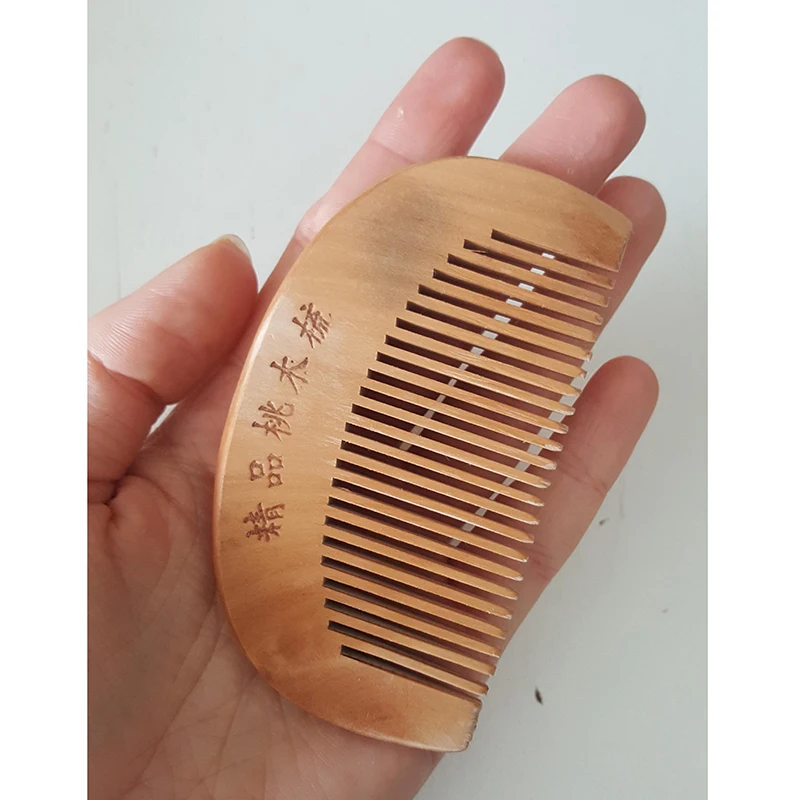 1 шт. портативная Антистатическая деревянная расческа Расческа для прямых волос