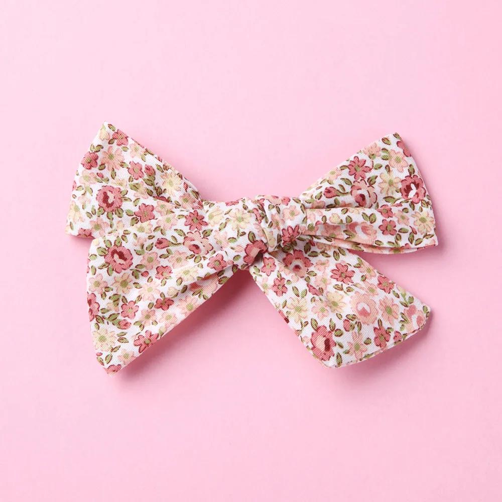 Floral 21 with clip Повязки на голову или заколки для волос, аксессуар для волос из ткани для девочек - Цвет: Floral 21 with clip