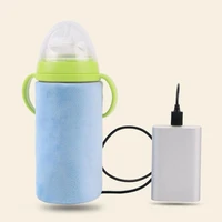 usb baby bottle warmer portable milk travel cup warmer heater infant feeding bottle bag storage cover insulation thermostat