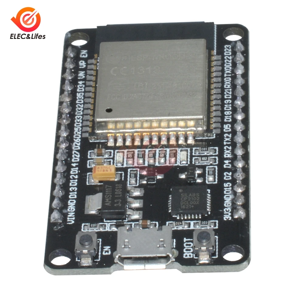 ESP WROOM 32 ESP32 макетная плата WiFi + Bluetooth сверхнизкое энергопотребление два ядра