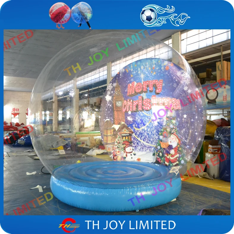 3m dia clear inflatable snow globe for sale / custom make ball tent durable santa bubble | Игрушки и хобби