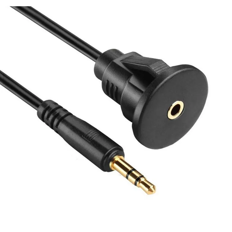 Водонепроницаемый кабель 3 5 мм с утопленным креплением удлинитель для