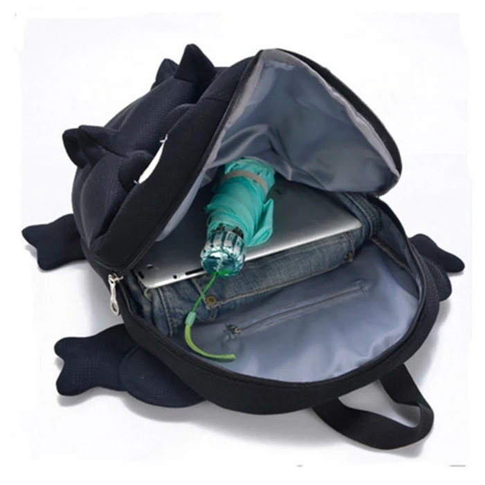 Милый 3D однотонный Рюкзак Хамелеон для девочек яркий рюкзак в форме монстра