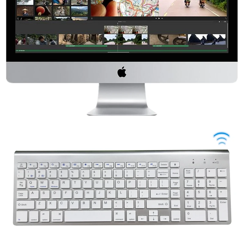 MAORONG TRADING Новая беспроводная Bluetooth клавиатура для iMac 21 5 Дюймов 27 дюймов Macbook PRO |