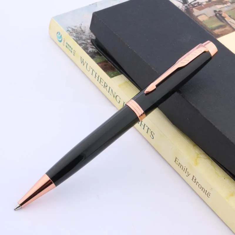 New fashion Rose gold black white arrow decoration Painted Metal Ballpoint Pen | Канцтовары для офиса и дома