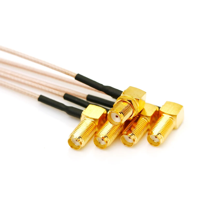 U. FL ipx IPEX к SMA гнезду 90 градусов изогнутый RG178 кабель для GSM/2G/3G/4G/5G/5 8G/433