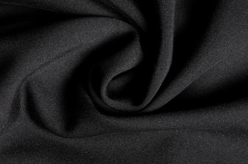 Autumn Style Elegant Party Dress High Quality Brand Women Black Short Sleeve O-neck A-line Slim Runway Dresses | Женская одежда