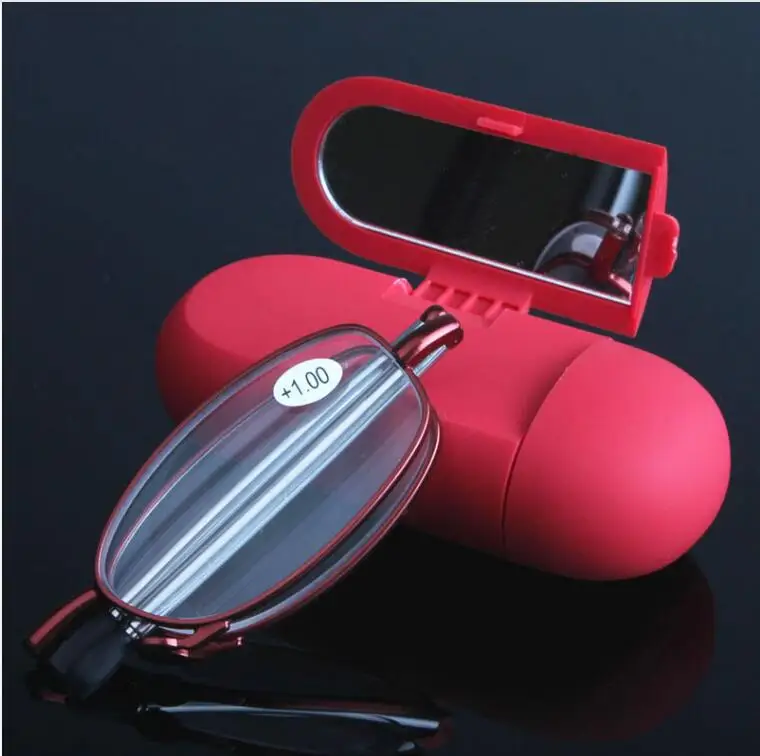 EOOUOOE женские очки мини SOS Кошелек Очки power Oculos De Grau Gafas складные для чтения с