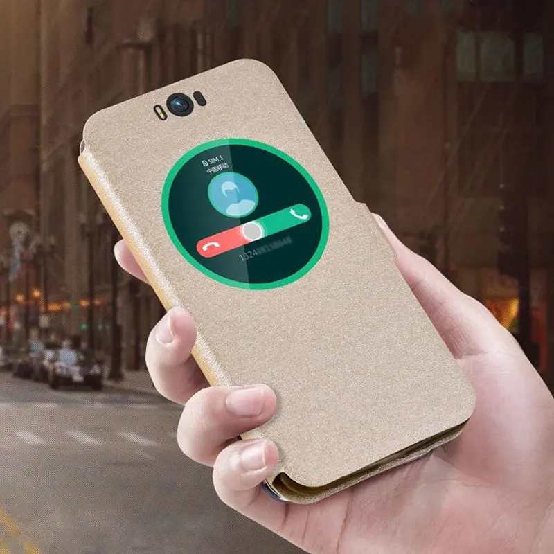 Чехол с окошком для Asus Zenfone Selfie Case Zd551kl чехол из искусственной кожи Для ZenFone ZD551KL 5