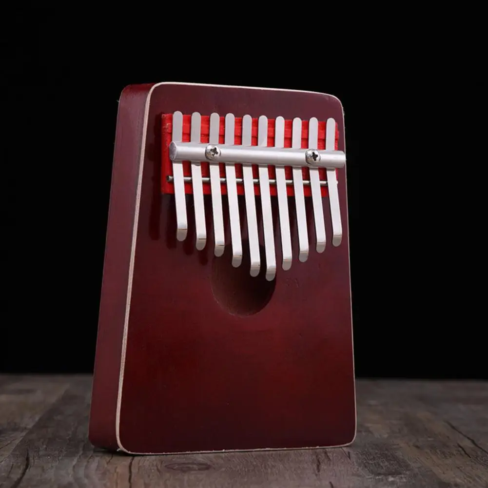 Ни один 10-ключ Kalimba игрушечное пианино детей взрослых музыка палец перкуссии клавиатура