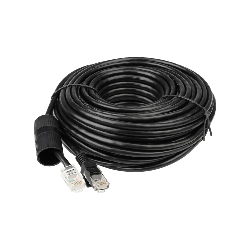 ESCAM 10 м 20 м 30 м 50 м cat RJ45 патч Открытый водонепроницаемый кабель Lan шнур сетевые кабели черный цвет для системы видеонаблюдения POE ip-камеры