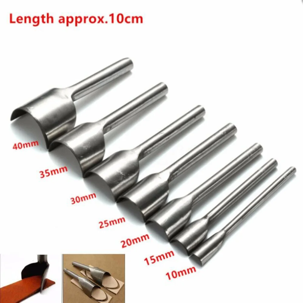 Нержавеющая сталь дырокол для часового ремешка 7 шт. Ремешок Инструменты 10-40 мм
