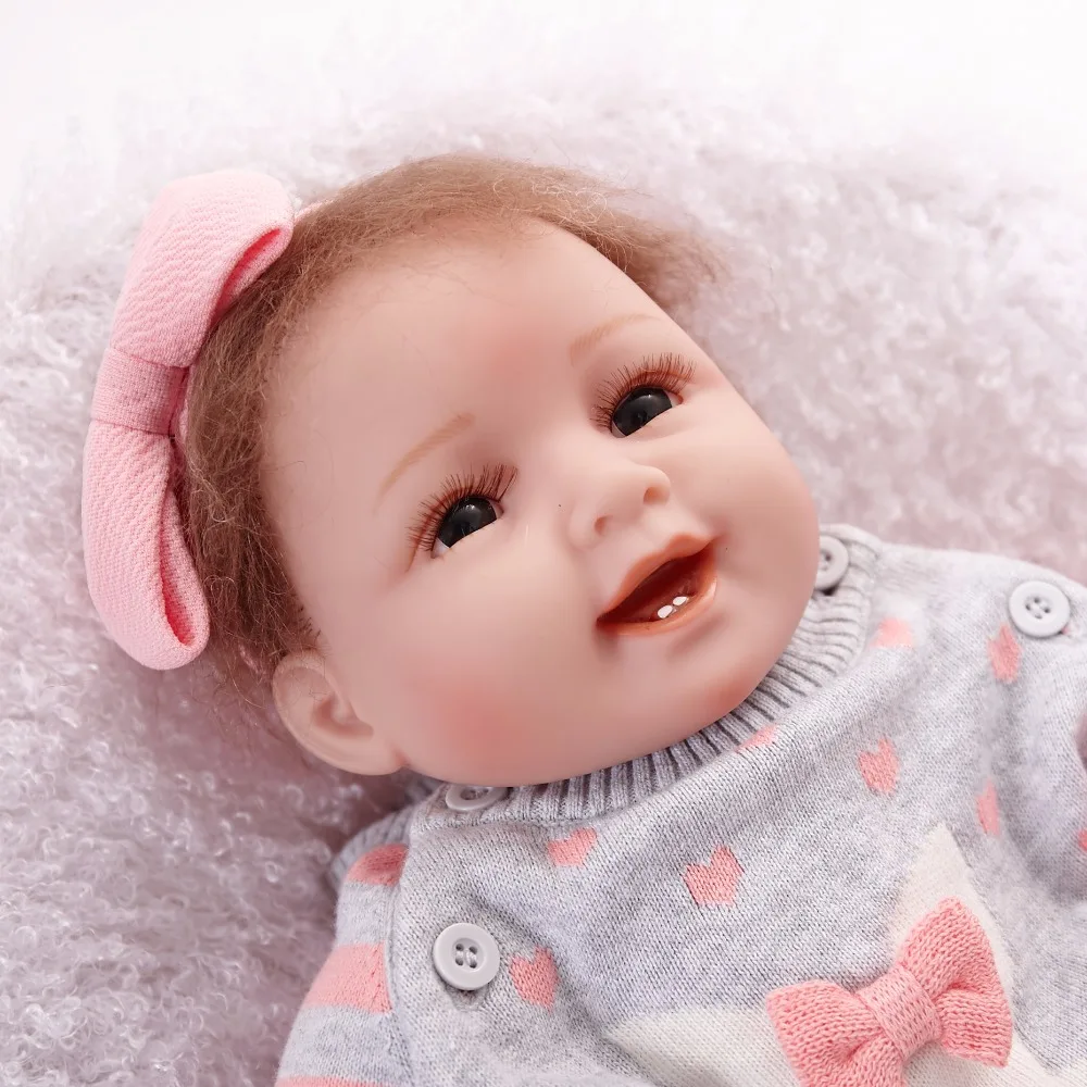 22 дюйма Bebe Reborn Princess Girl кукла силиконовые детские куклы Младенцы Дети Brinquedos