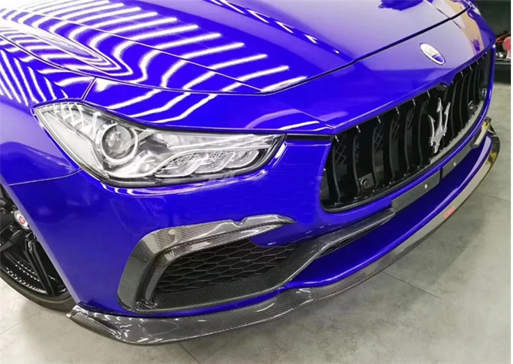 Разветвители для переднего бампера из углеродного волокна Maserati ghiдоступ к