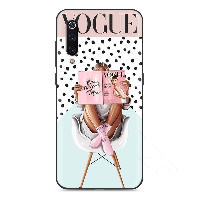 1 Lavaza Vogue чехол принцессы для девочек кофейного цвета для Xiaomi Redmi Note 8 8A 7 6 6A 5 5A 4 4X 4A Go Pro Plus Prime - Цвет: 1