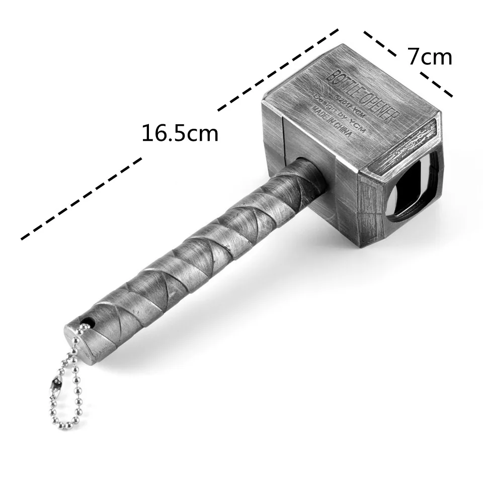 1PC New Beer Bottle Openers Multifunction Hammer Of Thor Shaped Opener With Long Handle Bottler QA 037 | Дом и сад