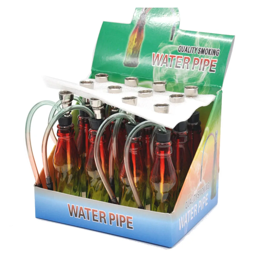 Стекло курительная трубка регги Цвет бутылка воды бутылки кока колы Форма трубы