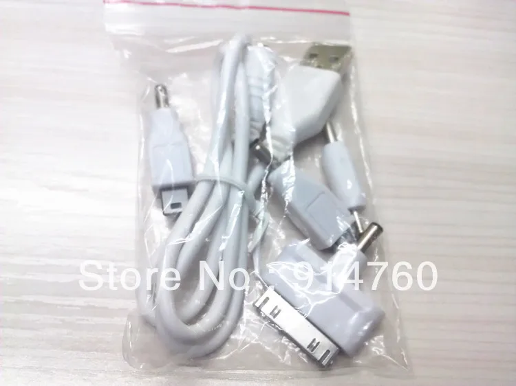 freeshipping 4 in 1 usb charging tieline universal mobile phones charge four one connector adapter 10pc / lot | Мобильные телефоны