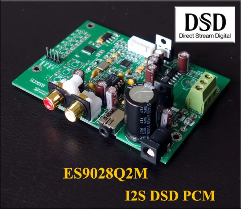 Hi Fi ESS ES9028Q2M ES9028 I2S декодирующая плата на входе улучшенный DAC ES9018 усилитель DIY DSD IIS