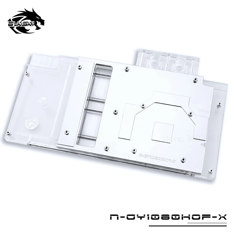 Водоблок BYKSKI используется для GALAX GTX1080/1070Ti HOF/GTX1070/1080 HOF лимит издание/полное покрытие видеокарта медный блок RGB