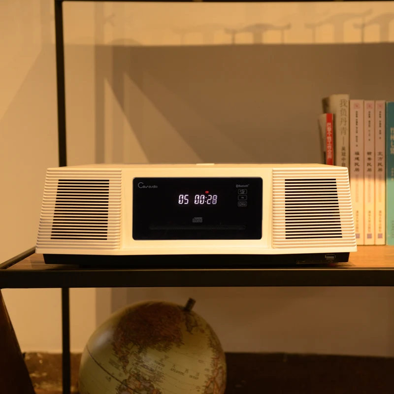 Bluetooth Колонка CAV IH 30 CD MP3 радио плеер USB док станция черный белый 2 0 канала для